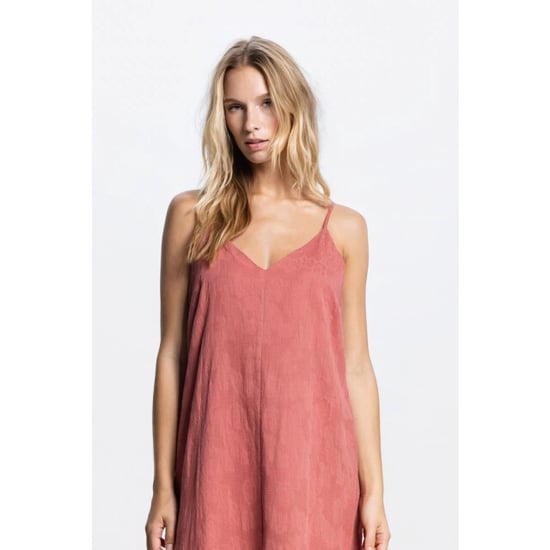 Jansen Amsterdam Pascalle jurk cj595 long spaghetti sleeve blush - Image 5