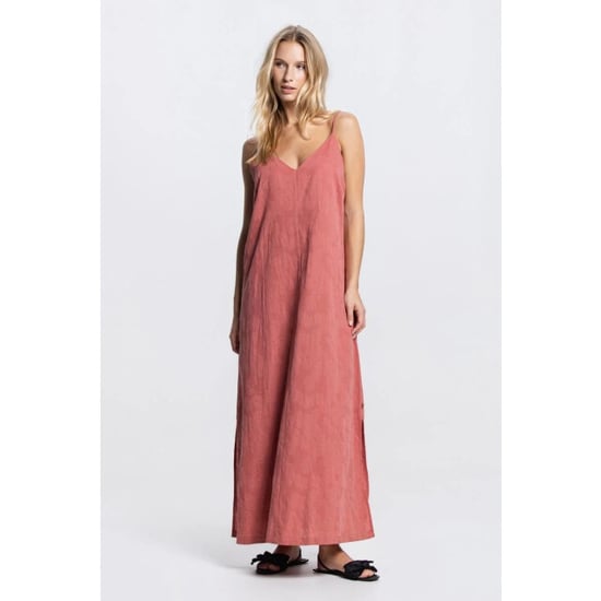 Jansen Amsterdam Pascalle jurk cj595 long spaghetti sleeve blush - Image 6