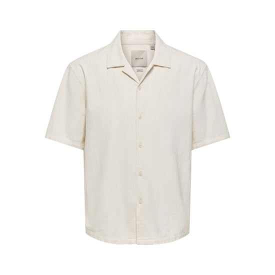 Only & Sons Onscolt reg ss 0570 resort shirt ecru - Image 1