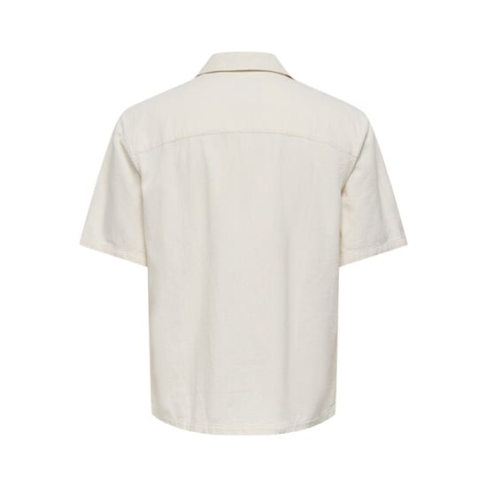 Only & Sons Onscolt reg ss 0570 resort shirt ecru - Image 2