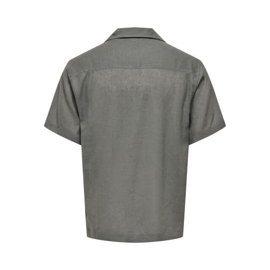 Only & Sons Onslaurence linen resort collar ss donker - Image 4