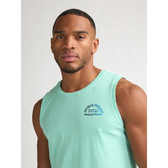 Petrol Industries Heren singlet m-2060-slr753 6182 aqua green - Image 4