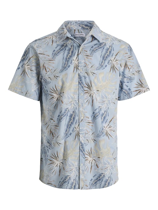 Jack & Jones Mens Short Sleeve Printed Shirt - Image 1