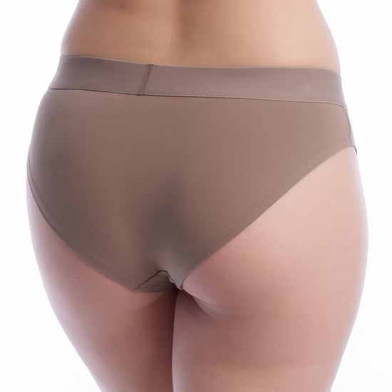 Vrouwen Elastische Katoenen Boxer met Logo 50502754 - Image 3