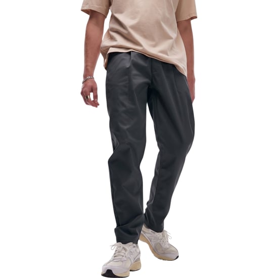 Topman Mens Chino Pant Tapered Fit Textured Chino Soft Cotton Twin Pleat Trouser - Image 1