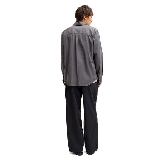 Jack & Jones Mens Tencel Shirt Regular Fit Long Sleeve - Image 5