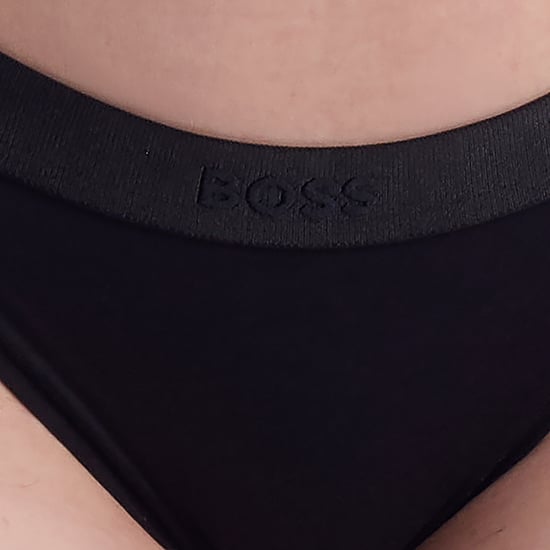 Vrouwen Elastische Katoenen Slip met Logo 50520399 - Image 2