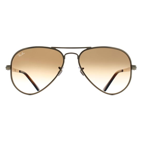 Ray-Ban Aviator Unisex Arista Gold Brown Gradient RB3925 Aviator Max - Image 1