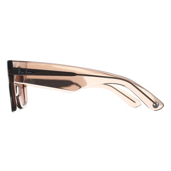 Ray-Ban Square Unisex Transparent Light Brown Dark Brown RB0840S Mega Wayfarer - Image 3