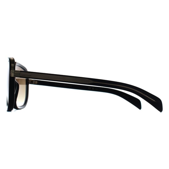 David Beckham Square Mens Black Gold Brown Gradient DB 7101/S - Image 3