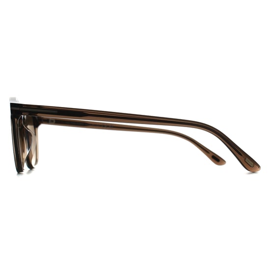 Tom Ford Round Mens Shiny Light Brown Brown Gradient Holt-02 FT1302 - Image 3