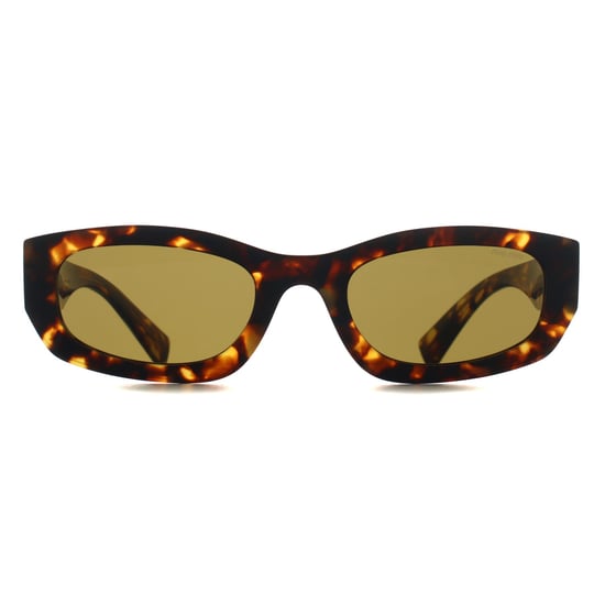 Miu Miu Oval Womens Havana Honey Dark Brown MUB04S - Image 1