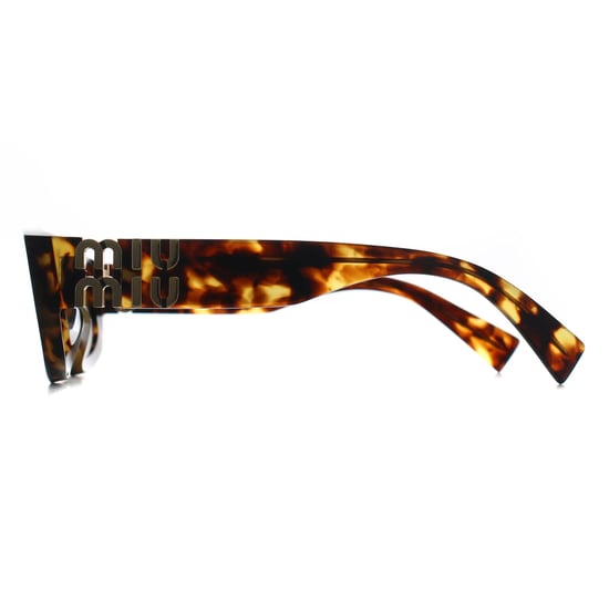 Miu Miu Oval Womens Havana Honey Dark Brown MUB04S - Image 3