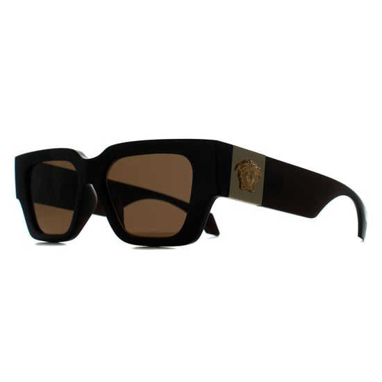 Versace Square Womens Transparent Brown Brown VE4497U - Image 2