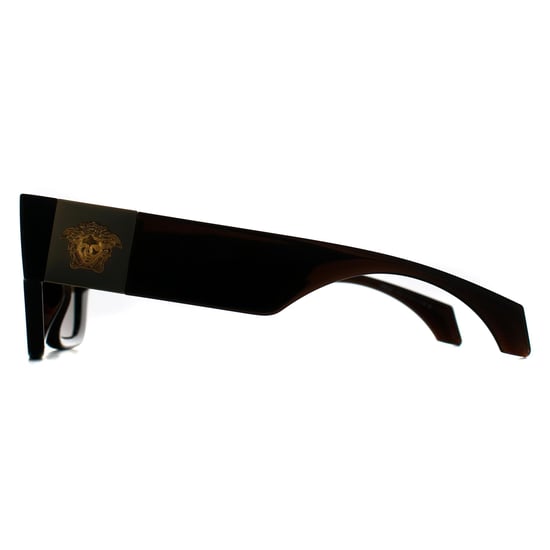 Versace Square Womens Transparent Brown Brown VE4497U - Image 3