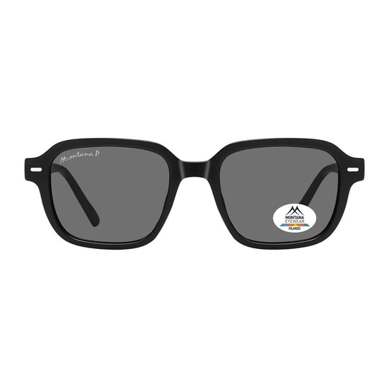 Montana Rectangle Unisex Black Grey Polarized MP177 - Image 1