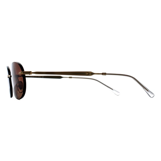 Ray-Ban Oval Womens Arista Gold Brown Gradient RB3767 - Image 3