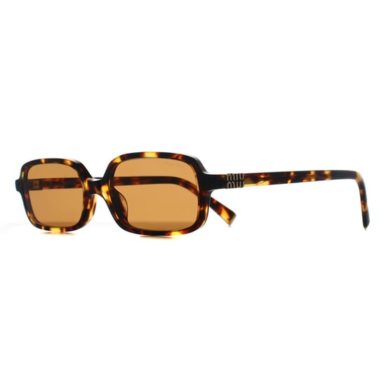Miu Miu Rectangle Womens Honey Havana Brown MU11ZS - Image 2