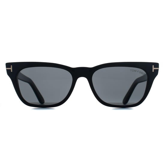 Tom Ford Square Unisex Shiny Black Smoke Grey Penn-02 FT1362 - Image 1
