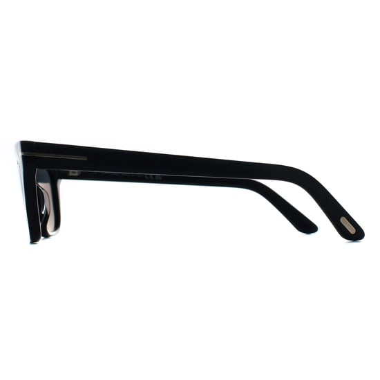 Tom Ford Square Unisex Shiny Black Smoke Grey Penn-02 FT1362 - Image 3