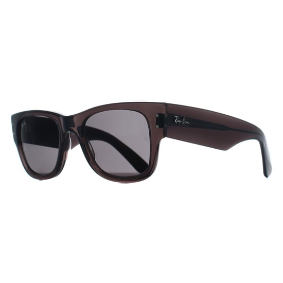 Ray-Ban Square Unisex Transparent Black Dark Grey RB0840S Mega Wayfarer - Image 2