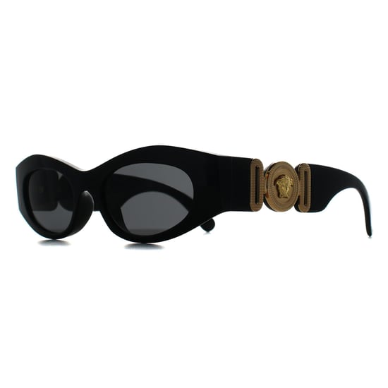 Versace Cat Eye Womens Black Dark Grey VE4488U - Image 2