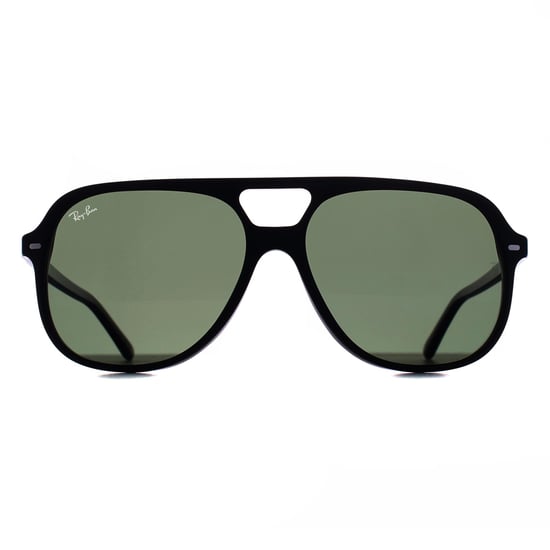 Ray-Ban Square Mens Black G-15 Green Polarized RB2198 Bill - Image 1