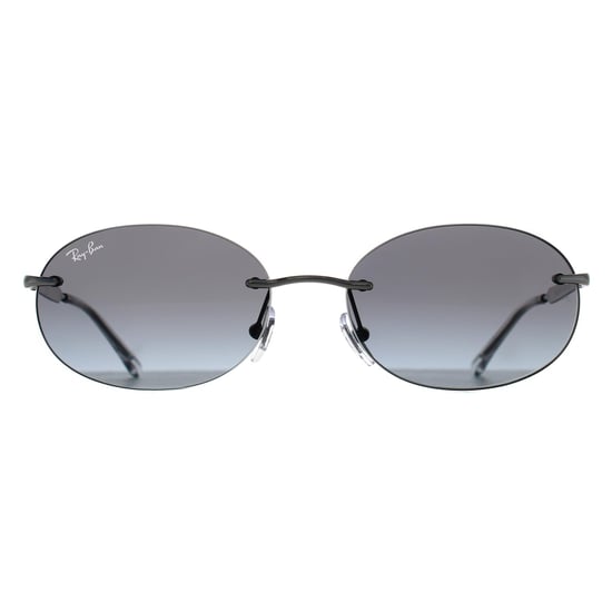 Ray-Ban Oval Womens Silver Grey Gradient RB3767 - Image 1