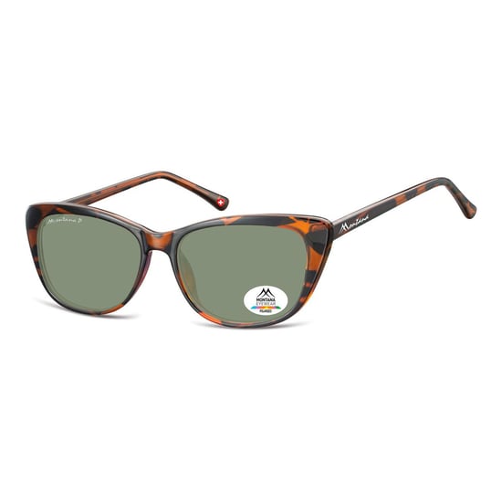 Montana Cat Eye Womens Tortoise G15 Green Polarized MP42 - Image 1
