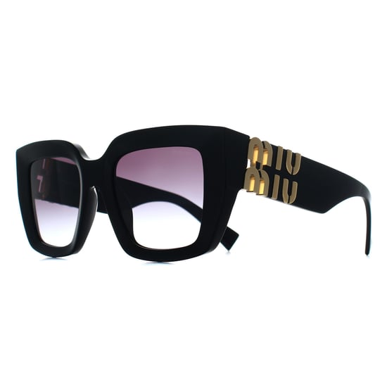 Miu Miu Square Womens Black Gradient Grey MUB05S - Image 2