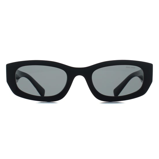Miu Miu Oval Womens Black Dark Grey MUB04S - Image 1