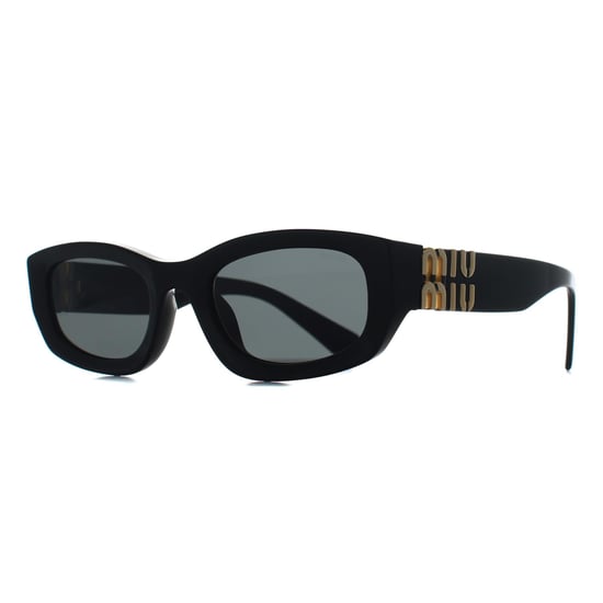 Miu Miu Oval Womens Black Dark Grey MUB04S - Image 2