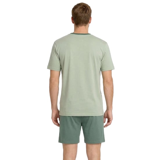 Heren Zomer Katoenen Korte Pyjama's KL30000 - Image 3