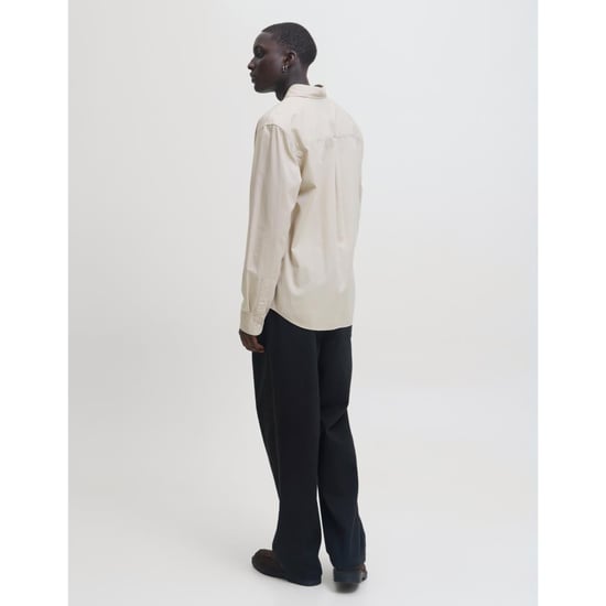 Jack & Jones Mens Tencel Shirt Regular Fit Long Sleeve - Image 5
