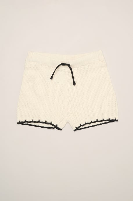 Retro Crochet 3-Piece Set with Vest Top, Shorts & Bag - Image 4