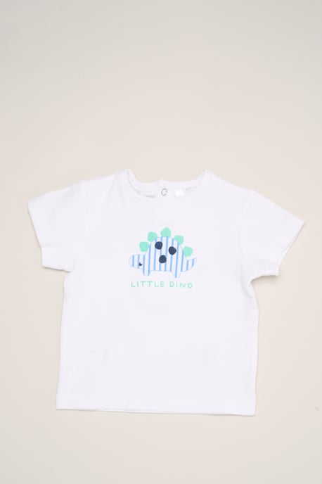 Dinosaur Print T-Shirt, Shorts and Plush Toy - Image 3