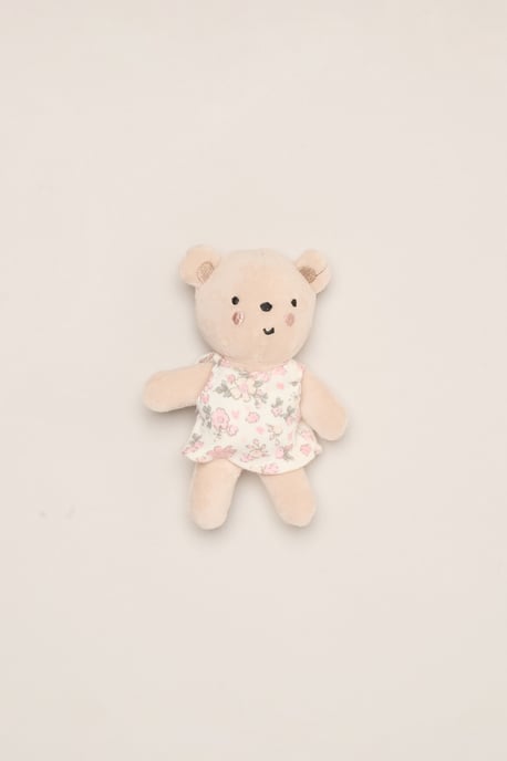 Bear Print T-Shirt, Shorts and Plush Toy - Image 5