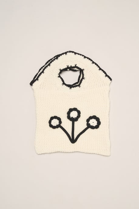 Retro Crochet 3-Piece Set with Vest Top, Shorts & Bag - Image 5