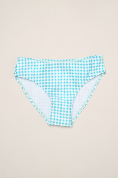 Gingham Bikini Set with Scrunchie - Image 5