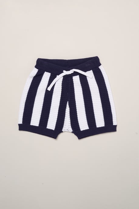 Boat Embroidered True Knit Shirt and Shorts Outfit Set - Image 5