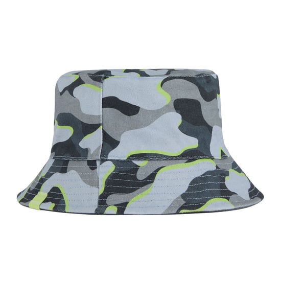 Regatta Kinder/Kinder Camo Omkeerbare Emmer Hoed (Camo Groen/Donker Storm) - Image 4