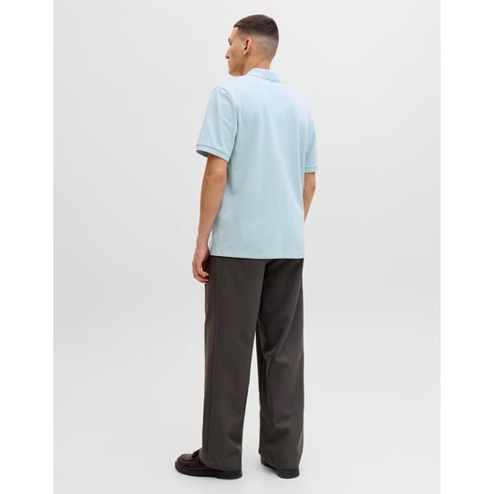 Jack & Jones Mens Short Sleeve Plain Pique Polo T Shirt - Image 2