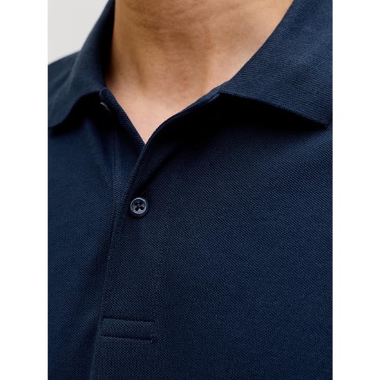 Jack & Jones Mens Short Sleeve Plain Pique Polo T Shirt - Image 2