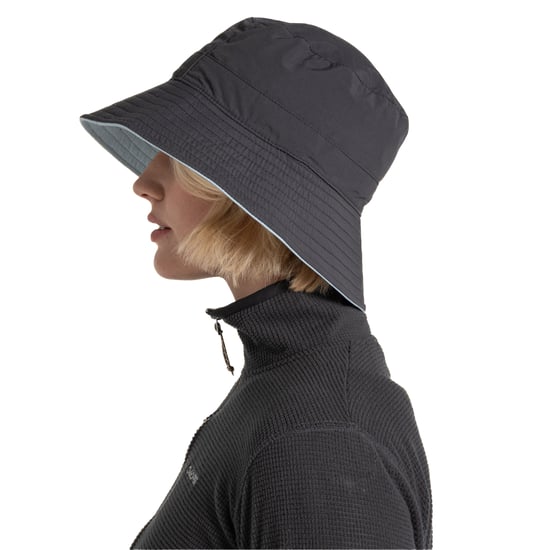 Craghoppers III Nosilife Bucket Hat (Black Pepper/Niagara Blue) - Image 3