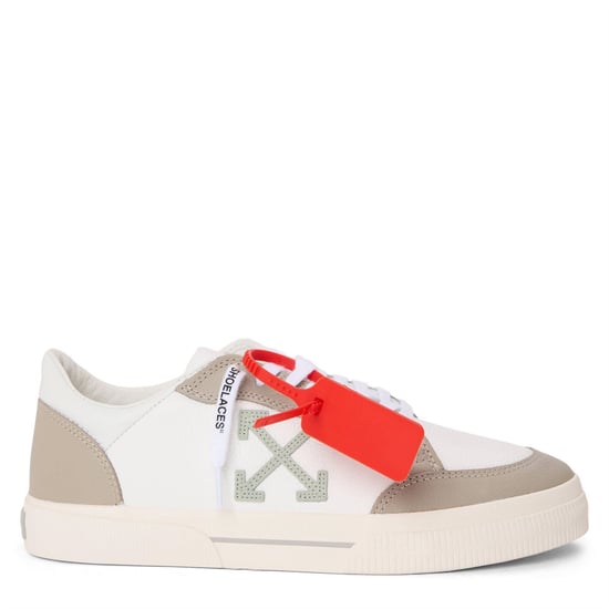Men's Off White Vulcanised Trainers Sneakers in .White - Image 1