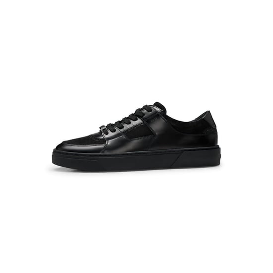 Men's Boss Tenn Bodm Hc 10266667 01 Low Top Trainers in Black - Image 1