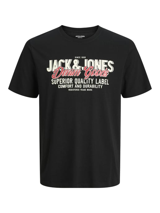 Jack & Jones Mens Graphic T Shirt Oneck Plus Size Tee - Image 2