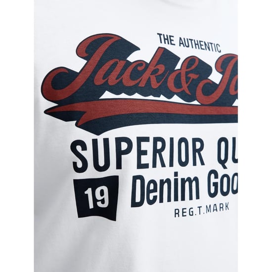Jack & Jones Mens Graphic T Shirt Oneck Plus Size Tee - Image 3