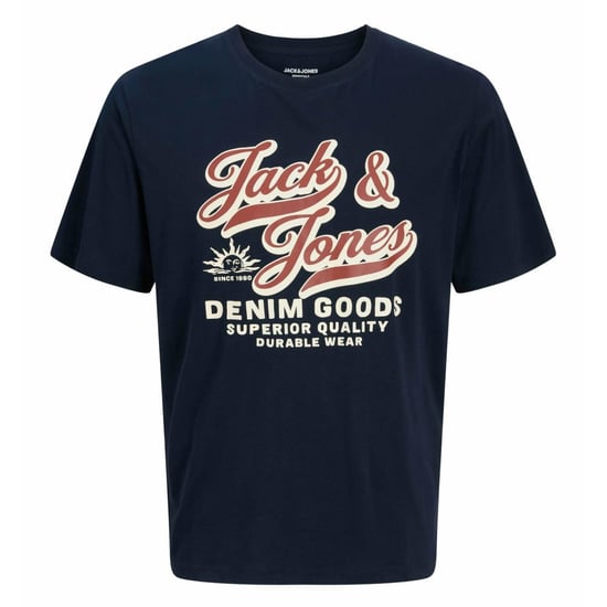 Jack & Jones Mens Graphic T Shirt Oneck Plus Size Tee - Image 2