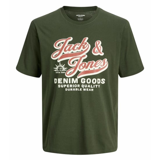 Jack & Jones Mens Graphic T Shirt Oneck Plus Size Tee - Image 2